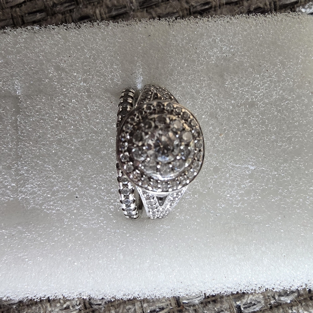 14k WhiteGold Ideal Brilliant Round IF Diamond Engagement Ring.D Diamonds.size10